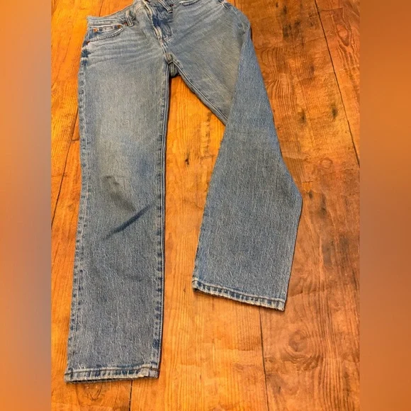 Madewell Men's Straight Blue Jeans - Picture 1 of 5